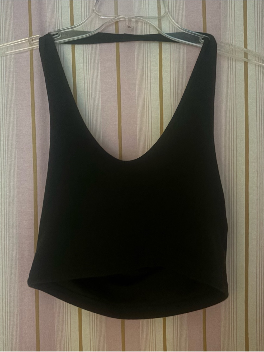 Dark Green John Galt Halter Top - Picture 2 of 3